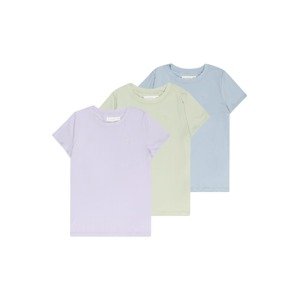 Abercrombie & Fitch Tričko pastelová modrá / pastelově zelená / pastelová fialová