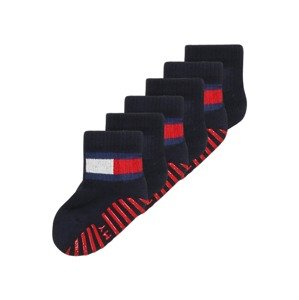 TOMMY HILFIGER Ponožky  námořnická modř / tmavě modrá / jasně červená / přírodní bílá