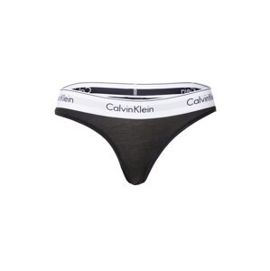 Calvin Klein Underwear Tanga světle šedá / černá / bílá