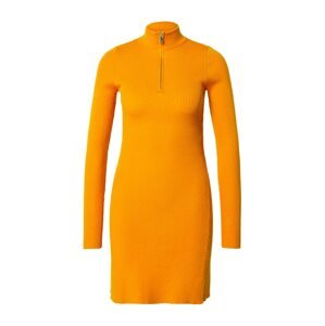 VERO MODA Úpletové šaty 'WILLOW' oranžová