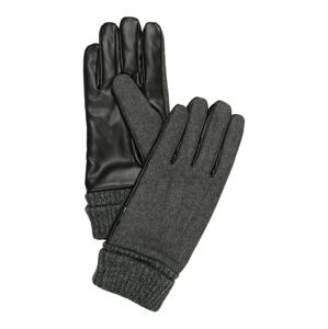 Only & Sons Prstové rukavice 'BRIAN'  antracitová / šedý melír