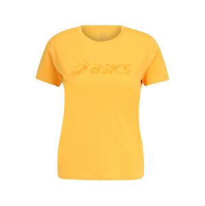 ASICS Funkční tričko žlutá / jasně oranžová