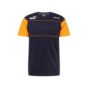 PUMA Funkční tričko  námořnická modř / jasně oranžová / bílá